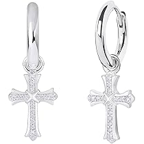 レザーズ&トレジャーズ クロス ピアス 925 フープ シルバー LT 3698 シルバー925 ゴールド クロス フープピアス タイニークロス